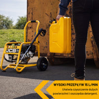 Myjka ciśnieniowa spalinowa JCB 15 KM 276 bar – wysokociśnieniowa do betonu i elewacji