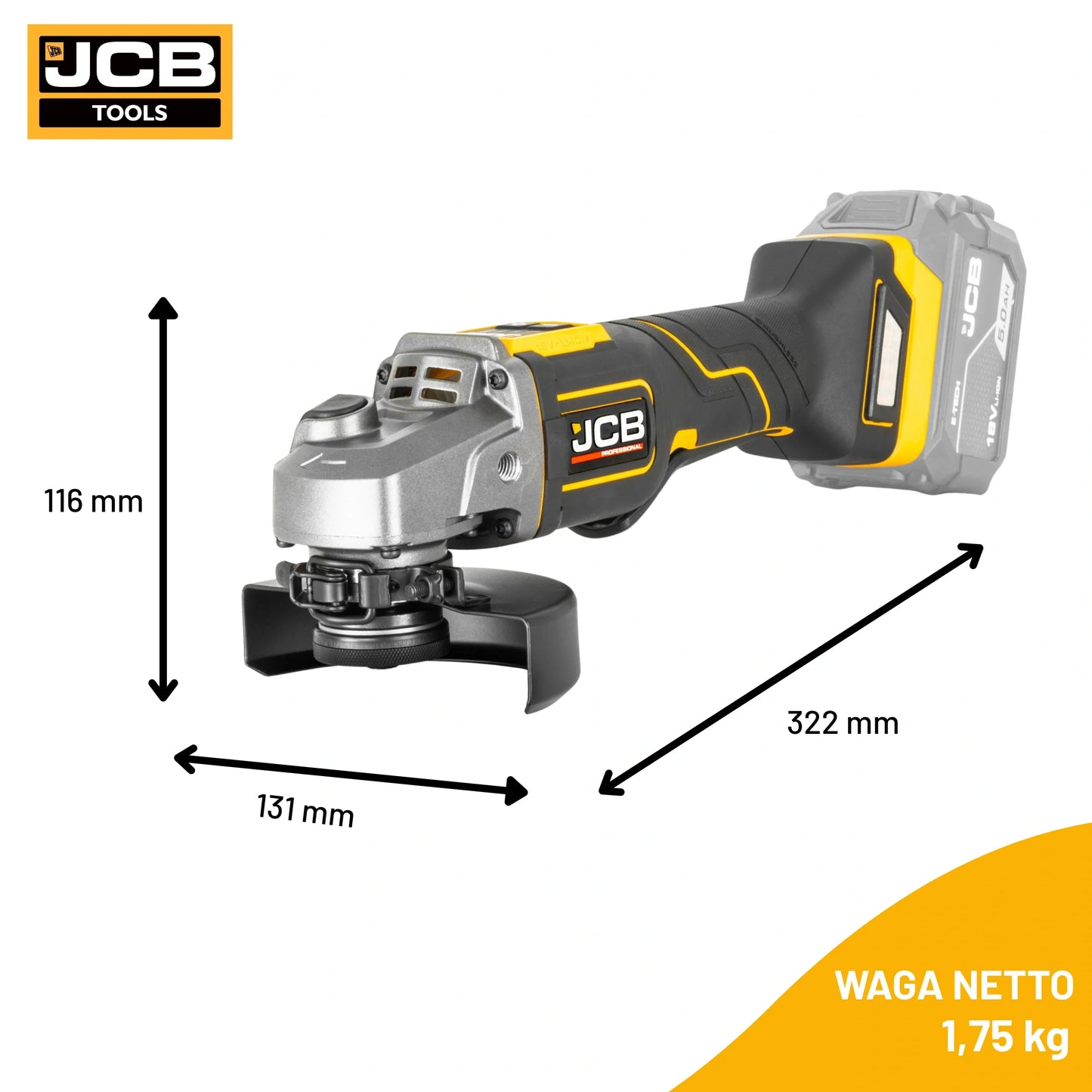 Wiertarko wkrętarki JCB 75Nm – wkrętarka udarowa