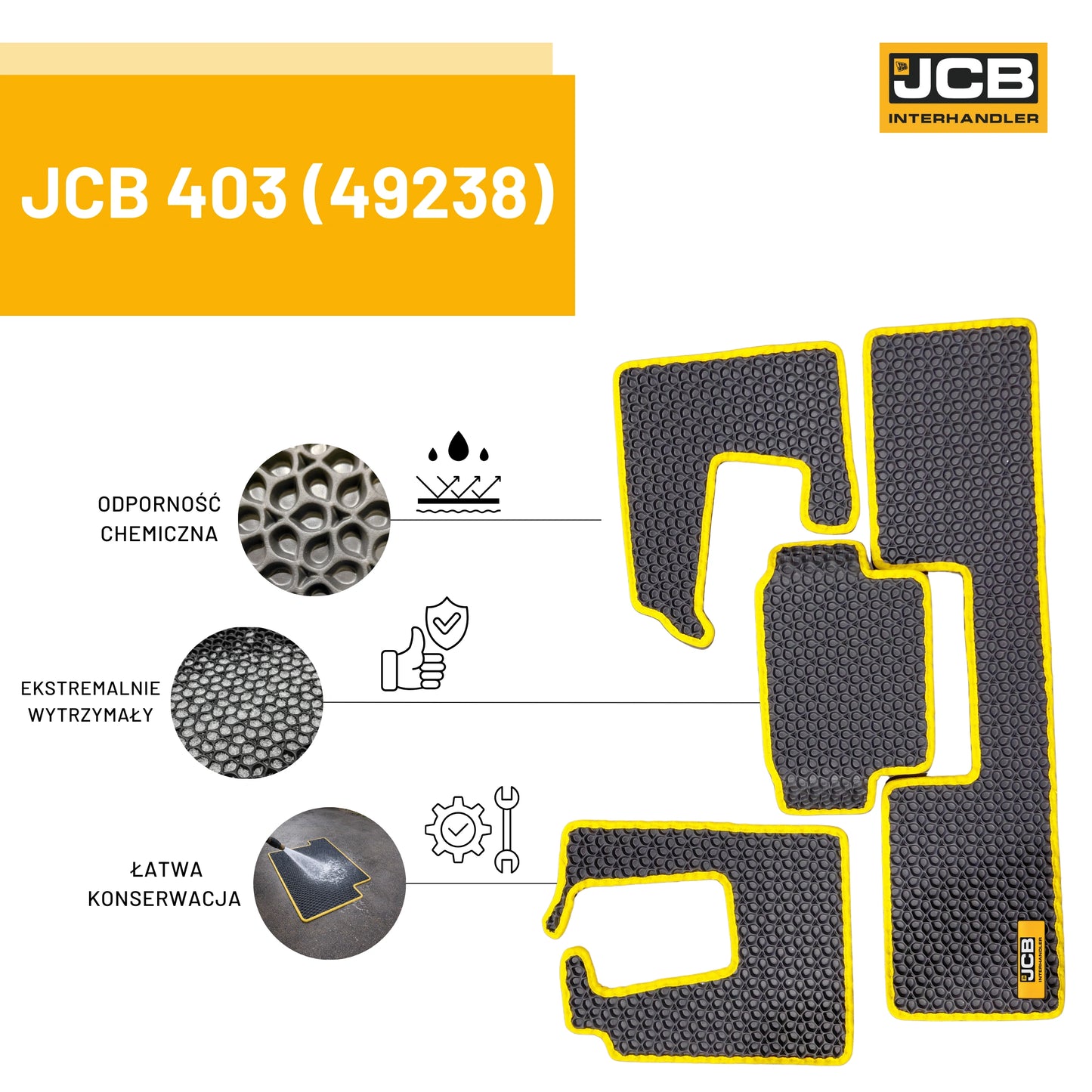 Dywanik eva 3d ładowarka 403 plus smart power agri – oryginalna część JCB | Interhandler Warszawa