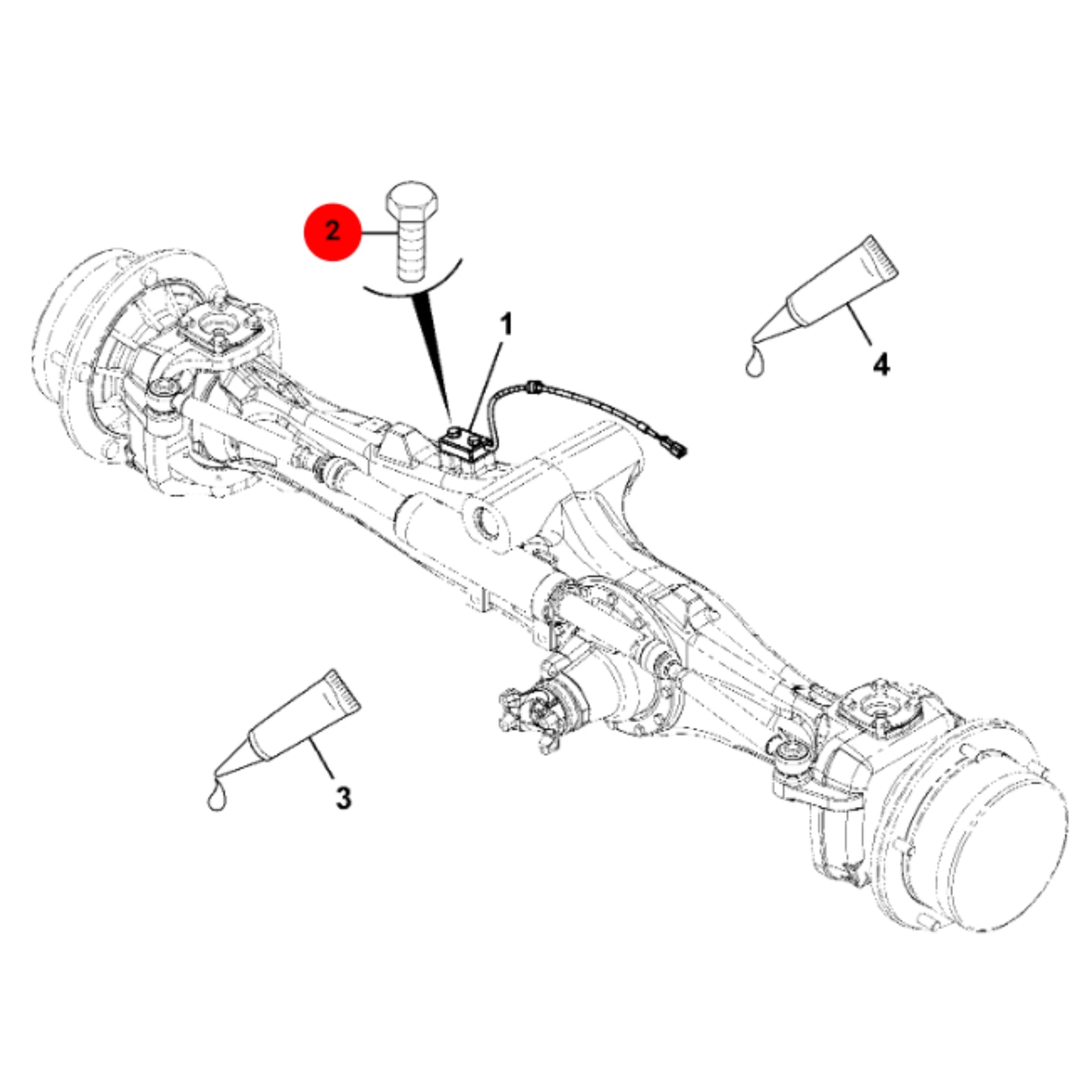 JCB Śruba M12X Koparka Ładowarka Części 1316/3511Z Oryginał