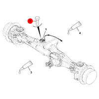 JCB Śruba M12X Koparka Ładowarka Części 1316/3511Z Oryginał