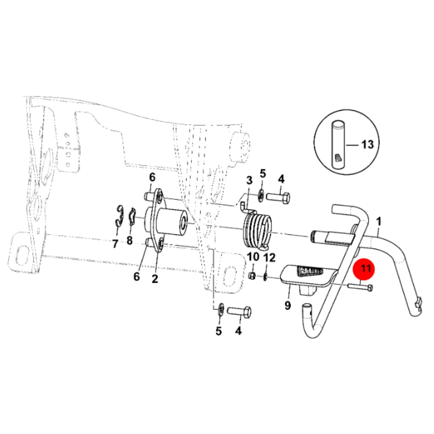 JCB Śruba Koparka Ładowarka Części 1315/0108Z Oryginał