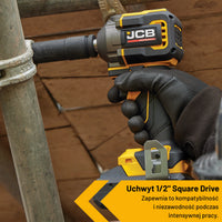 Klucz udarowy akumulatorowy JCB 18V 400 Nm 620 Nm – Brushless do warsztatu