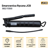 JCB Smarownica Ręczna Koparka Ładowarka 3CX 4CX 992/11300 Oryginał