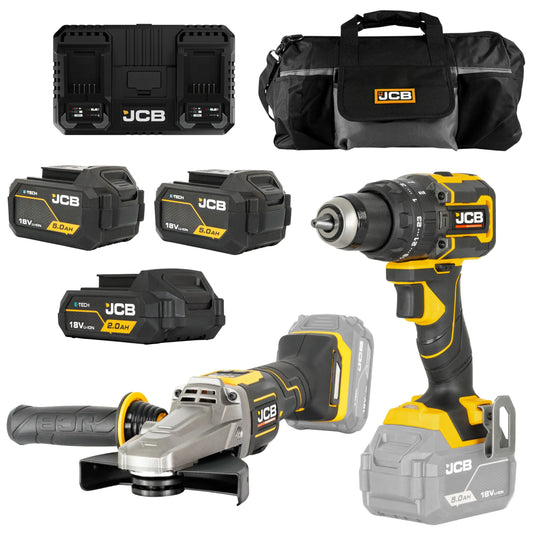 Wiertarko wkrętarka JCB 75Nm – wiertarka udarowa