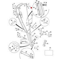 JCB Sworzeń Koparka Ładowarka 3CX 4CX 811/90583 Oryginał