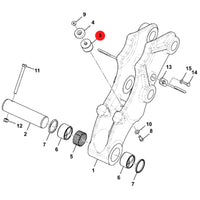 JCB Odbojnik - Ogranicznik 406/409 Koparka Ładowarka 3CX 331/51460 Oryginał