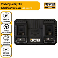 Ładowarka do wkrętarki 18V JCB 18DC-45 – ładowarka li-ion 18V