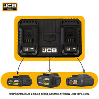 Ładowarka do akumulatorów li-ion 18V JCB 18DC-45 – szybka ładowarka 18V