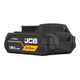 akumulator JCB E-Tech 18V 2.0Ah czarny ujęcie z lewej w perspektywie