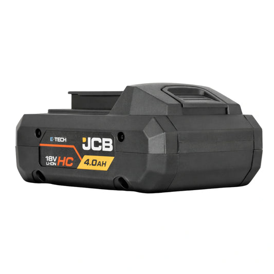 akumulator JCB E-Tech 18V HC 4.0Ah ujęcie z lewej w perspektywie