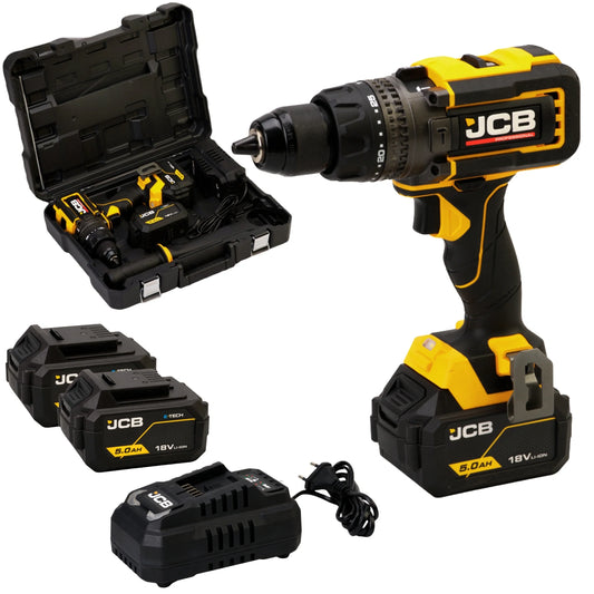 Wiertarko wkrętarka JCB 18PCD-160-5 160 Nm – wiertarka udarowa