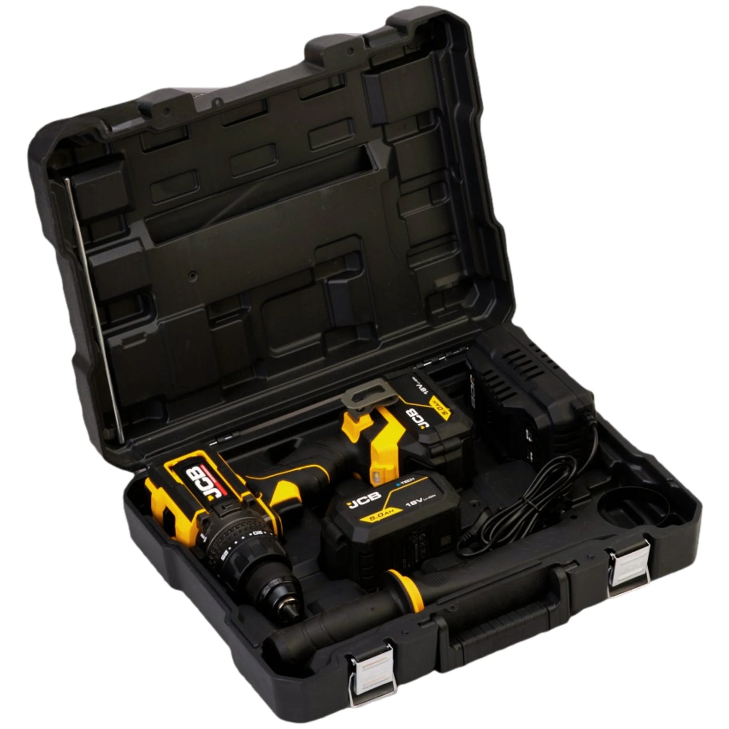 Wiertarko wkrętarki akumulatorowe JCB 18PCD-160-5 160 Nm – wiertarko-wkrętarka 18V