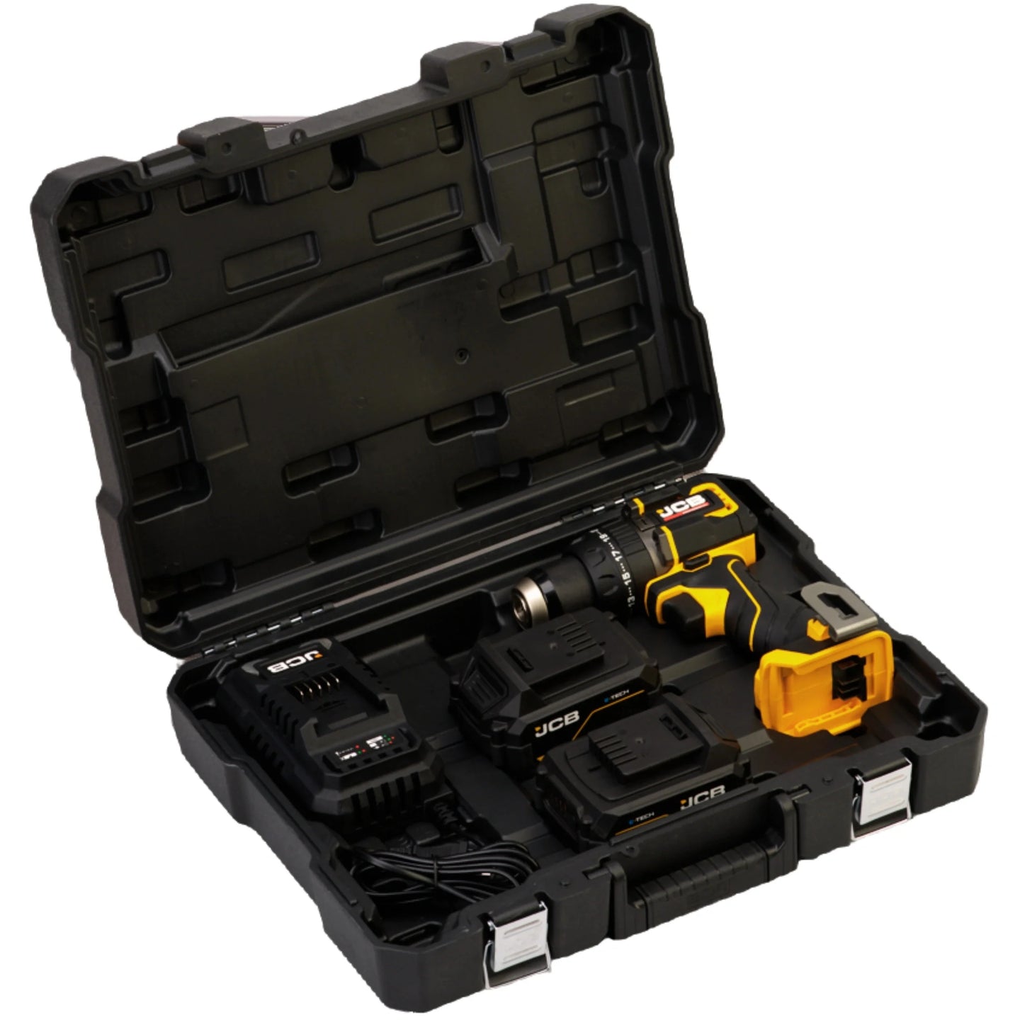 Wiertarko wkrętarka zestaw JCB 18PCD-75-5 75 Nm – wiertarko-wkrętarka akumulatorowa z udarem