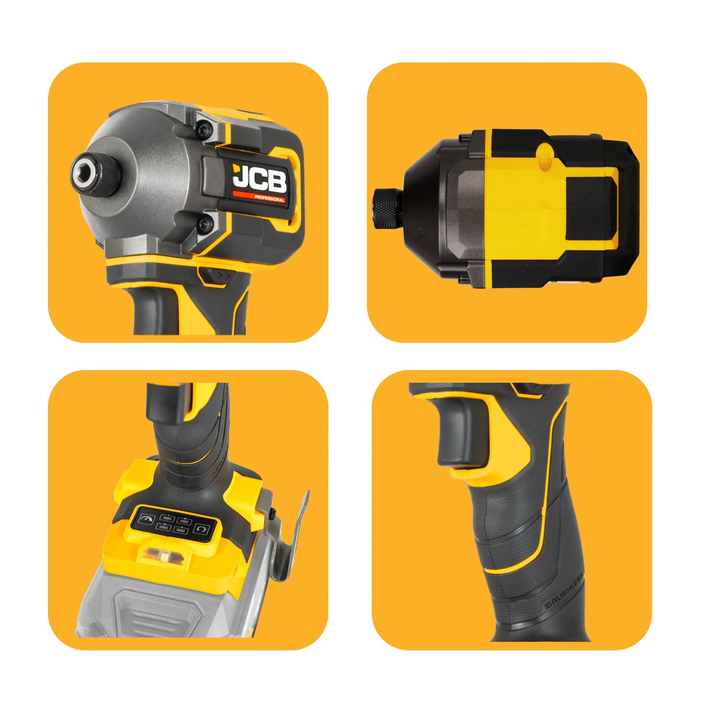 Wiertarko wkrętarki JCB 18PKIT-2 75Nm – wkrętarka udarowa, widok produktu