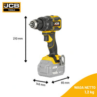 Wkrętarka udarowa JCB 18PKIT-2 75Nm – wiertarki akumulatorowe