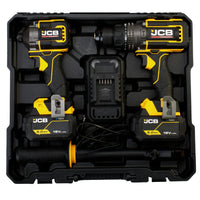 Wiertarko wkrętarka JCB 18PKIT-3 160Nm – wiertarka udarowa, widok produktu