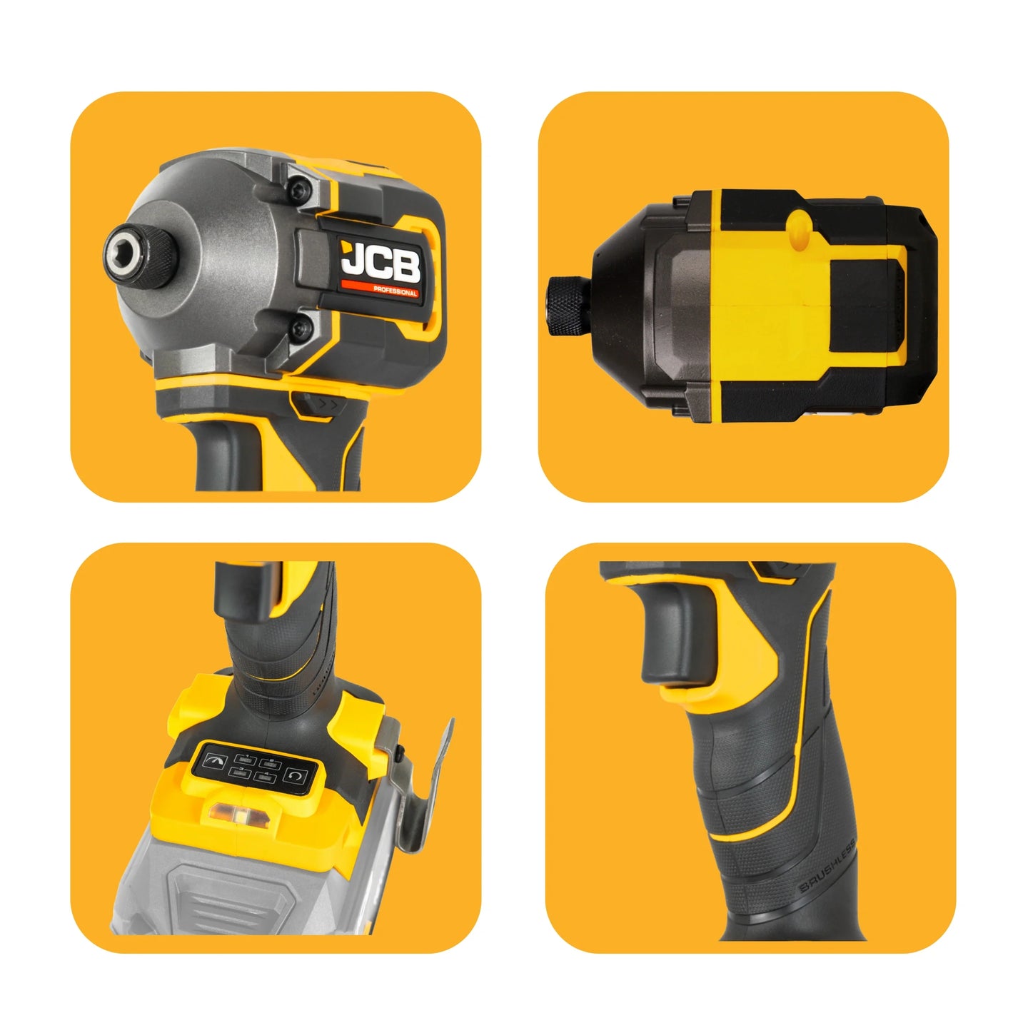 Wiertarko wkrętarki JCB 18PKIT-3 160Nm – wkrętarka udarowa, widok produktu