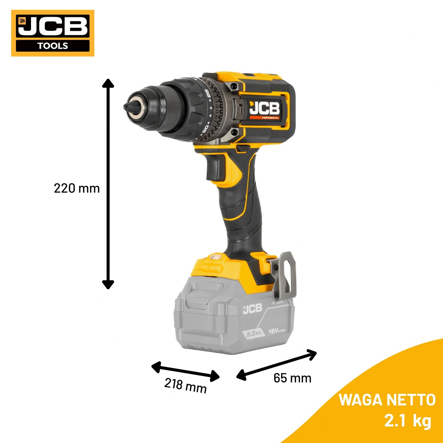 Wkrętarka udarowa JCB 18PKIT-3 160Nm – wiertarki akumulatorowe