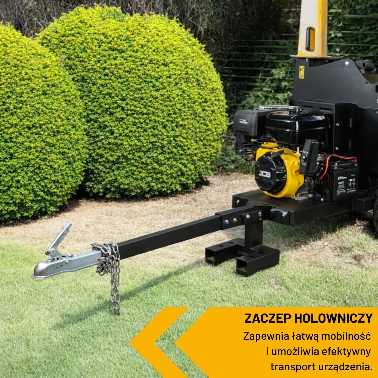Rębak spalinowy JCB CH150120PEP24 15 KM – rozdrabniacz do gałęzi spalinowy