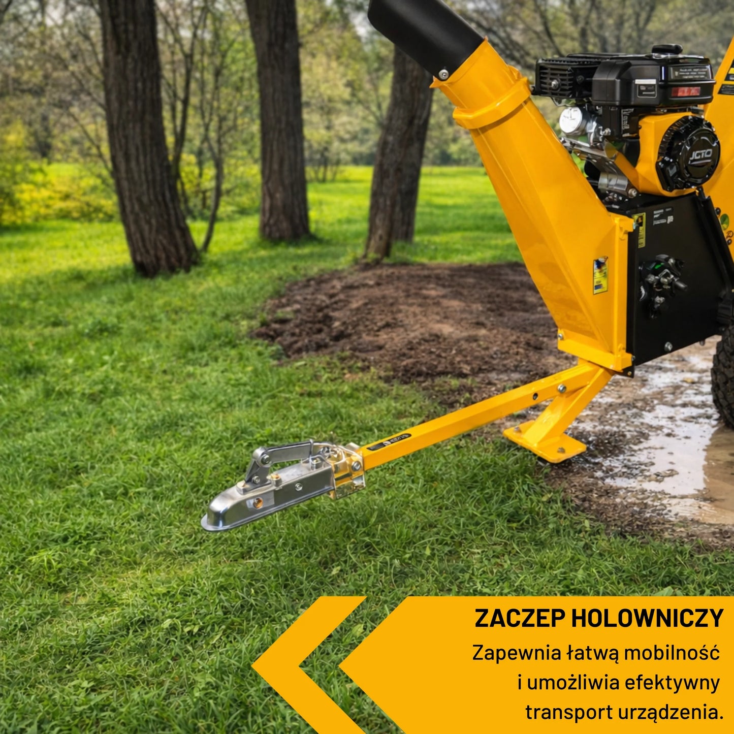 Rębak spalinowy do gałęzi JCB CH75100PP24 5 KM – rebak do drewna ciagnikowy