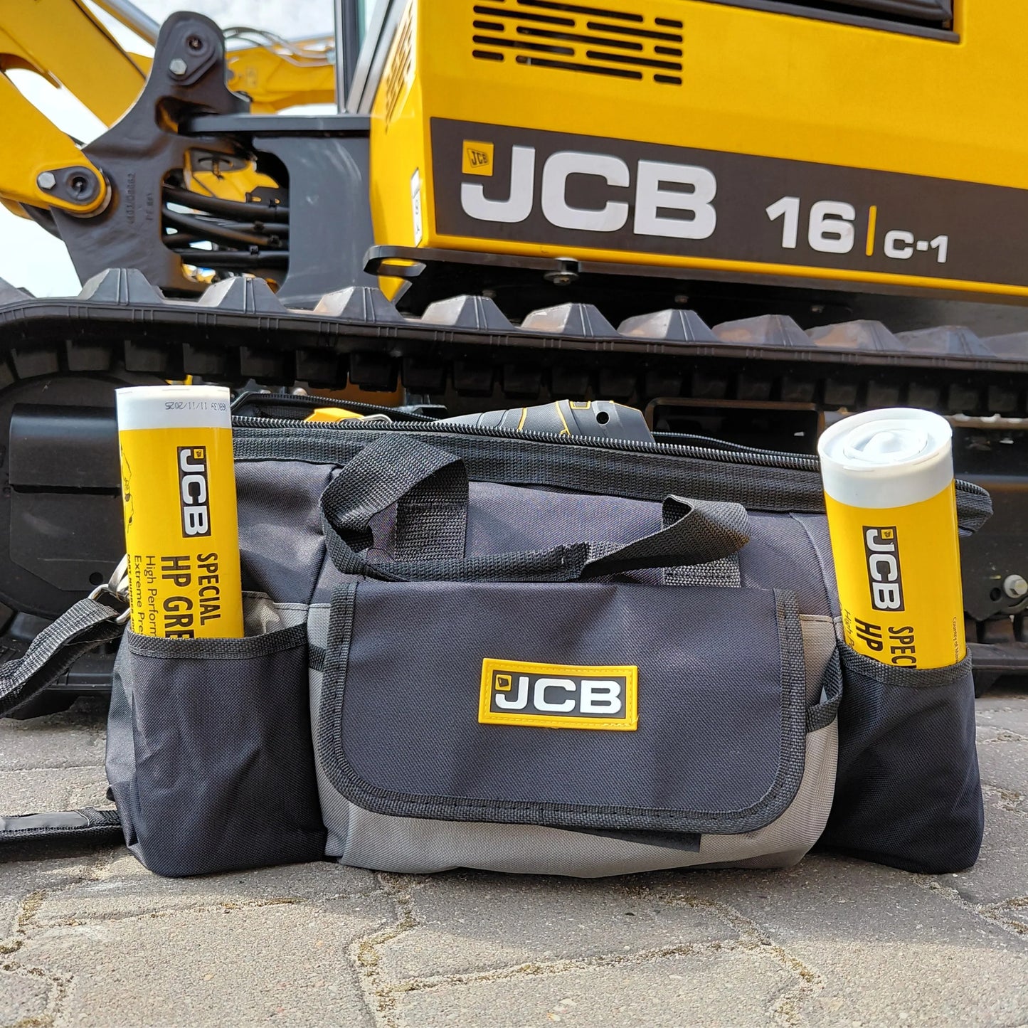 Torba narzędziowa JCB – torba na narzędzia, prezentacja produktu