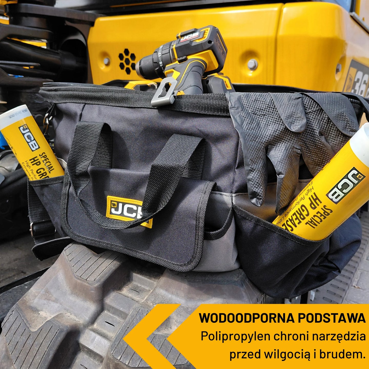 Torba na narzędzia JCB – Torba JCB, widok produktu