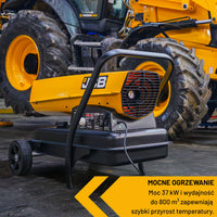 Nagrzewnica spalinowa JCB SH140DP24 37 kW – nagrzewnica na ropę