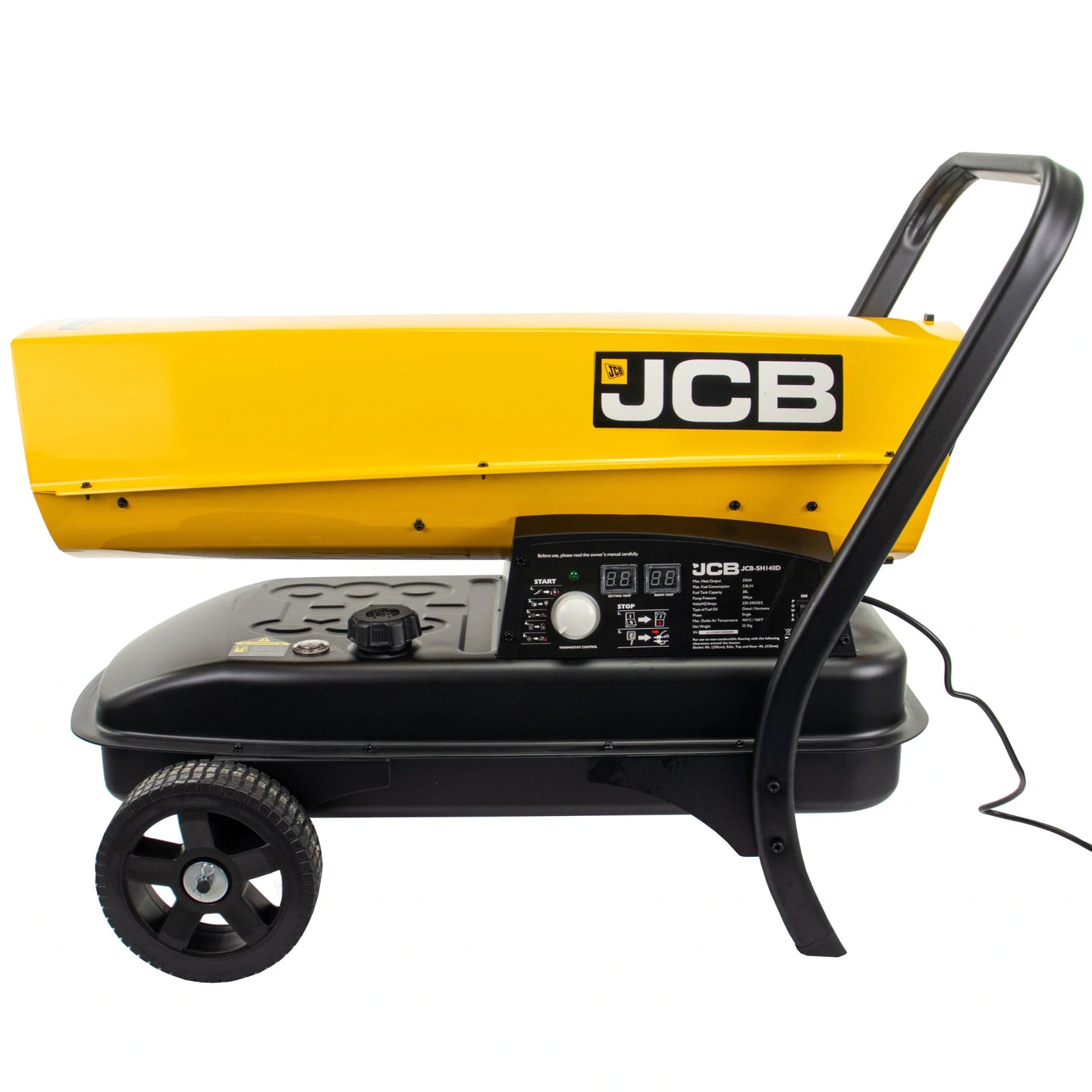 Nagrzewnica powietrza JCB SH140DP24 37 kW – nagrzewnica na olej opałowy
