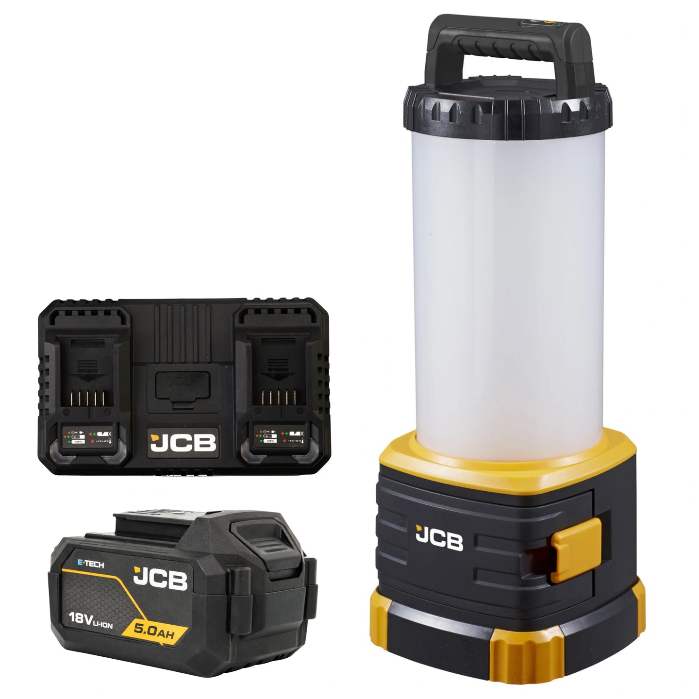 Lampy budowlane akumulatorowe JCB SL-KONNECT360 7200 lm – lampa budowlana na statywie, widok produktu