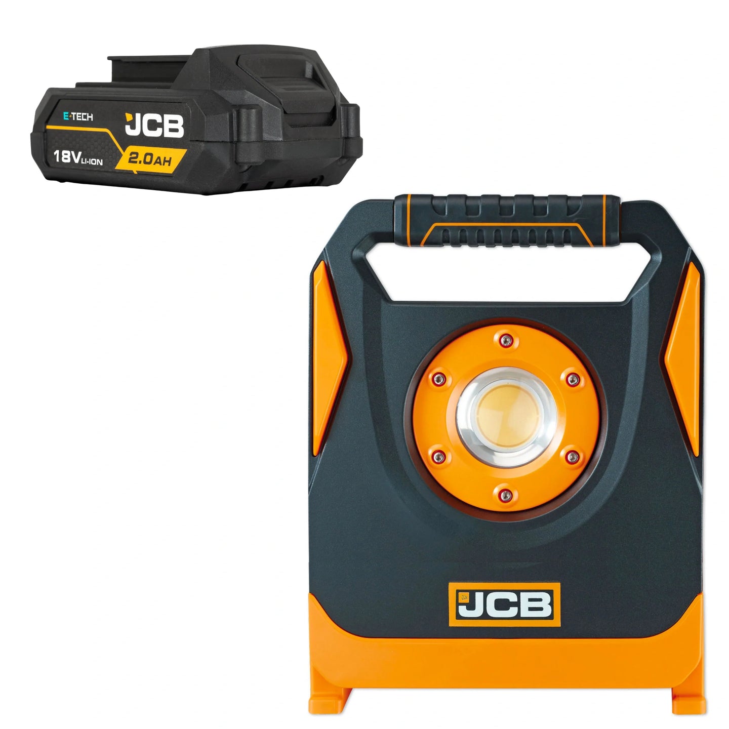 Lampa budowlana LED JCB 6500 lm – lampa budowlana akumulatorowa, widok produktu