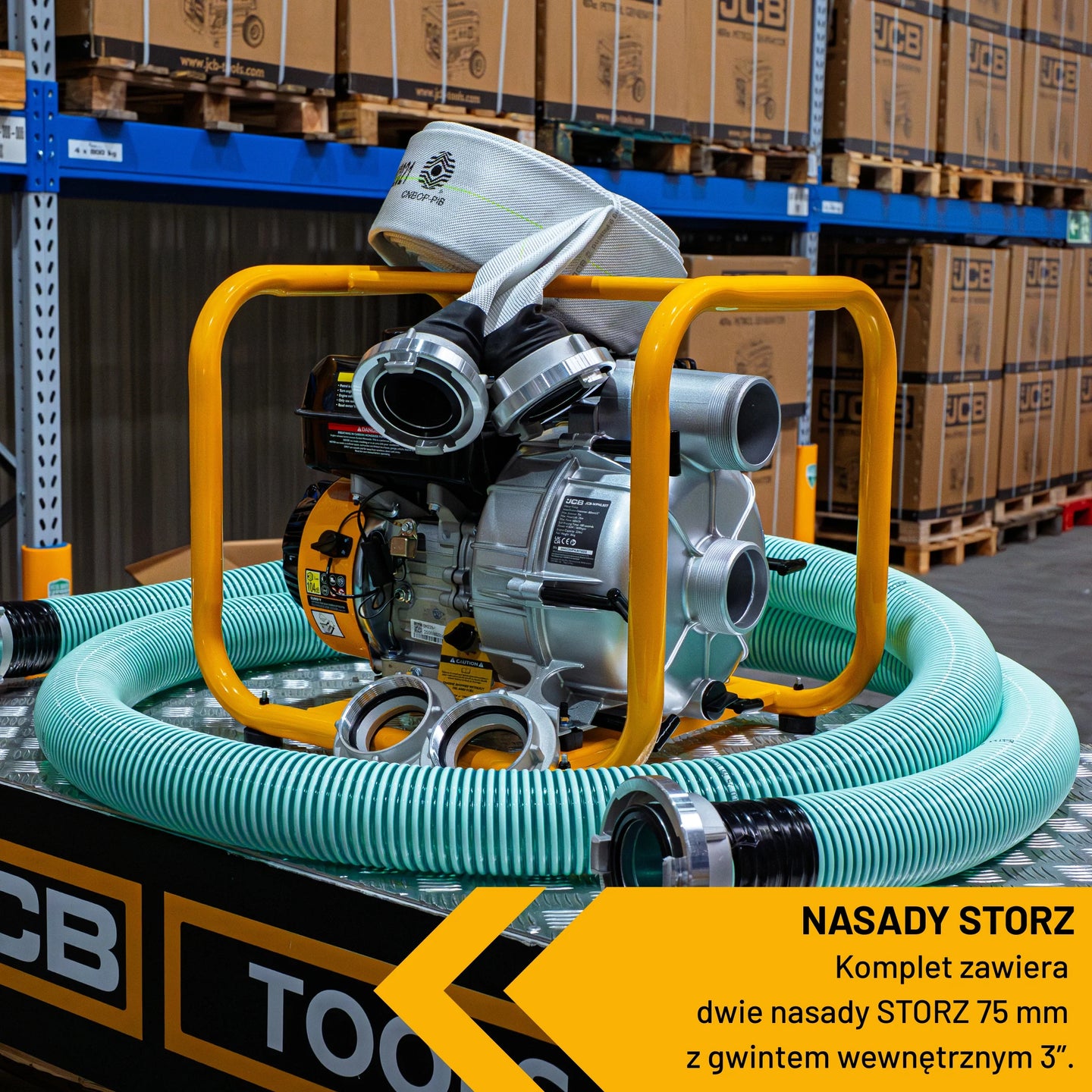 Pompa ogrodowa do wody JCB WP80P24KPL 15 Bar – motopompa do wody