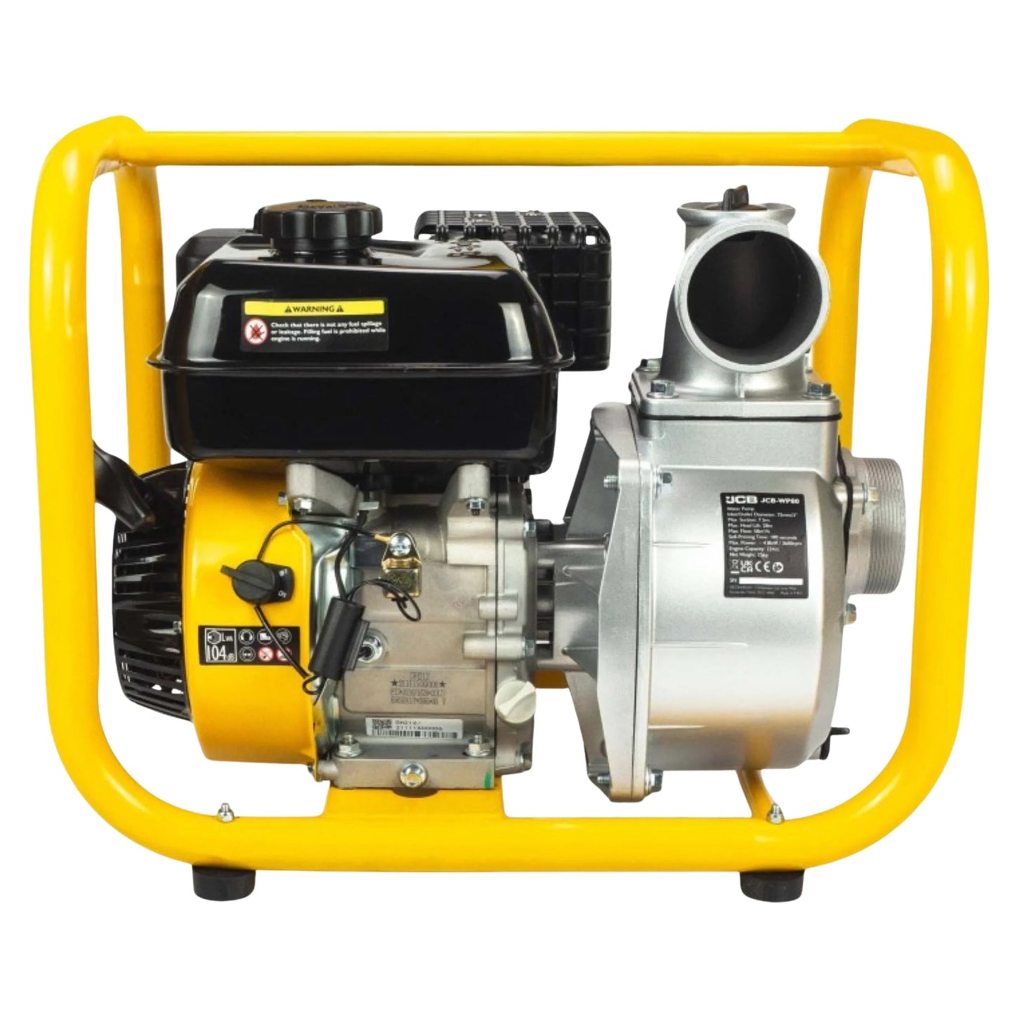 Pompa do wody spalinowa JCB WP80P24 5 KM – pompa ogrodowa do wody