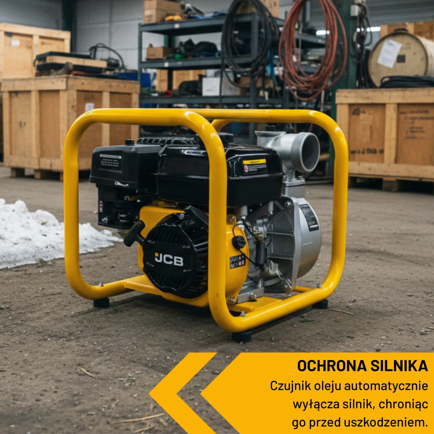Pompa do wody powierzchniowa JCB WP80P24 5 KM – pompa do deszczówki