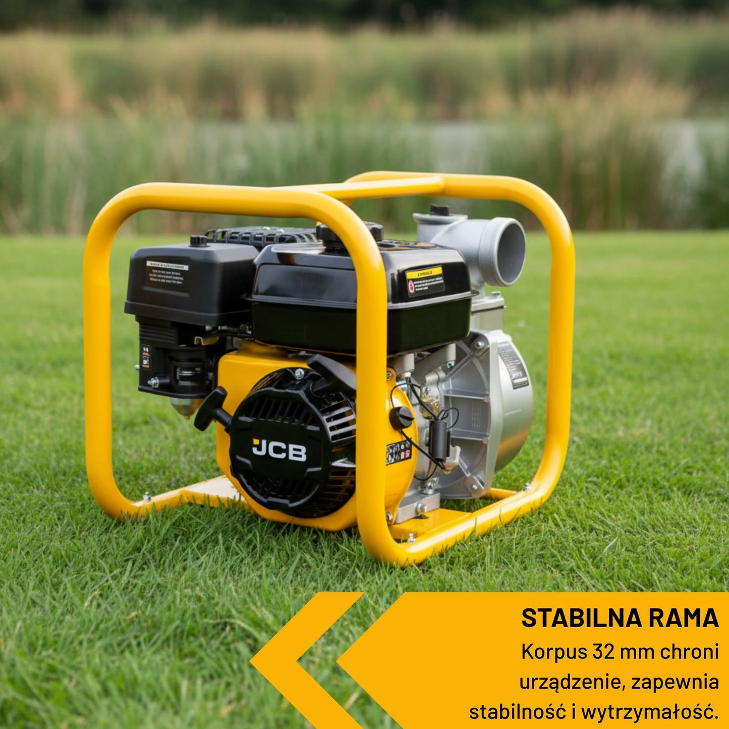 Pompa zanurzeniowa do wody brudnej JCB WP80TP24 5 KM – motopompa szlamowa
