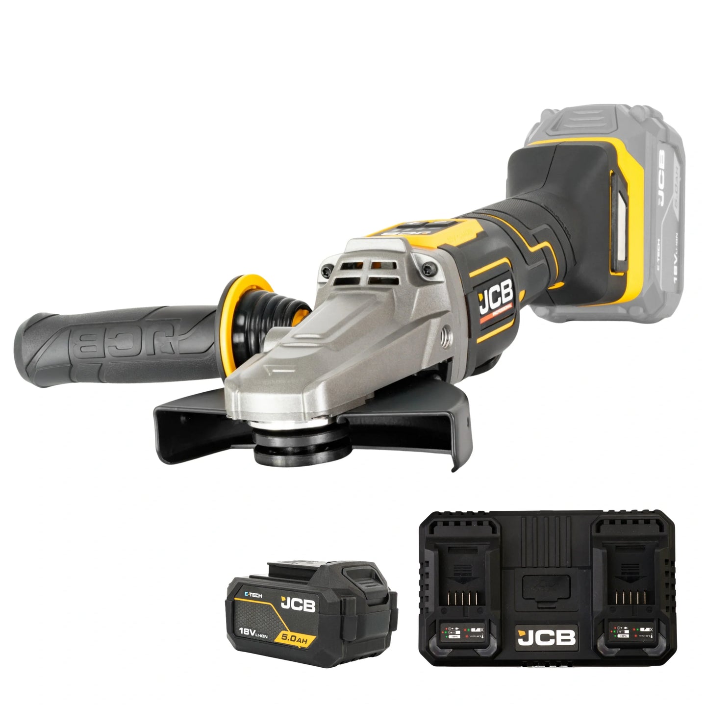 Szlifierka do parkietu JCB 18PFAG-125 125 mm – szlifierka kątowa