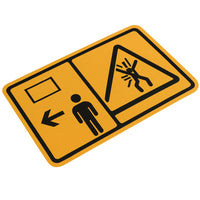 Nalepka ostrzegawcza naklejka koparka ładowarka – oryginalna część JCB | Interhandler Olsztyn