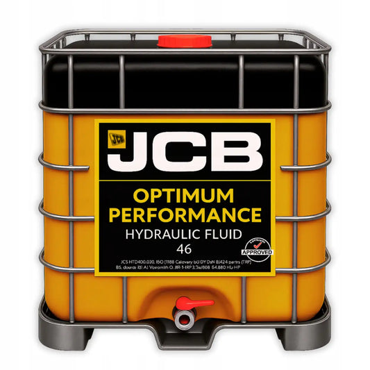 Olej hydrauliczny optimum performance hf46 1000 l – oryginalna część JCB | Interhandler Łódź