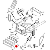 Filtr recyrkulacji kabiny minikoparki – oryginalna część JCB | Interhandler Koszalin