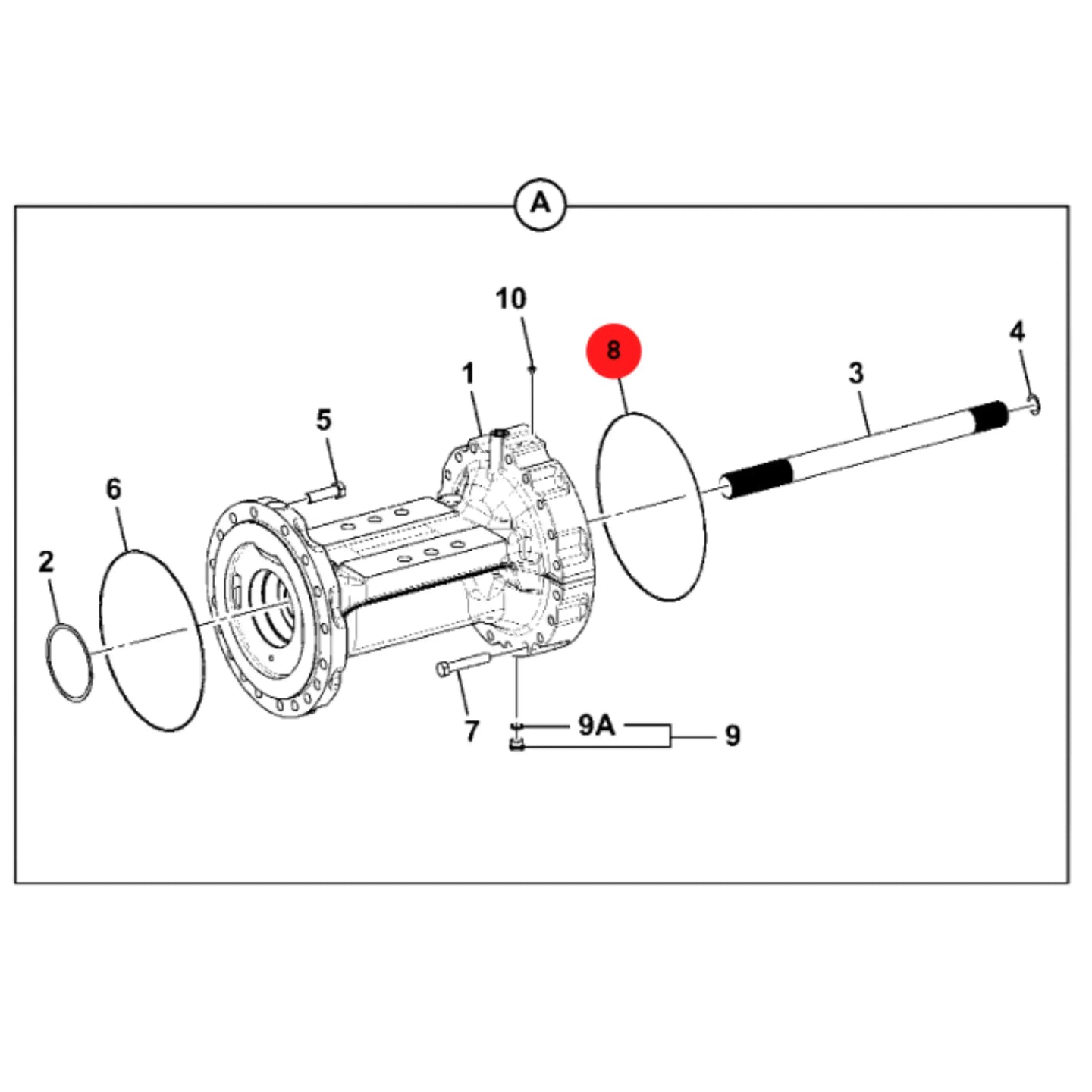 Oring koparka ładowarka 3CX 4CX – oryginalna część JCB | Interhandler Olsztyn