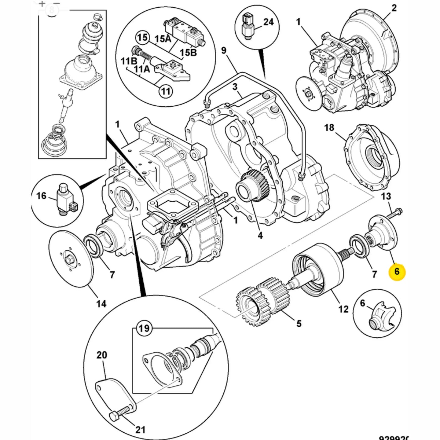 Łącznik koparka ładowarka 3CX 4CX – oryginalna część JCB | Interhandler Wrocław