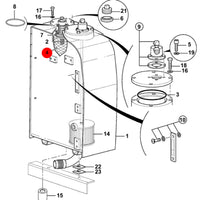 Filtr hydrauliczny powrotny koparka JS – oryginalna część JCB | Interhandler Łódź