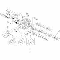 Zestaw zatrzasku magnetycznego suwaka koparka – oryginalna część JCB | Interhandler Toruń