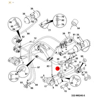 Łącznik stabilizatora koparka ładowarka 3CX 4CX – oryginalna część JCB | Interhandler Białystok