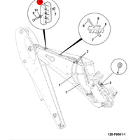 Zacisk węża koparka ładowarka 3CX 4CX – oryginalna część JCB | Interhandler Białystok