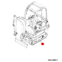 Gąsienica trackmaster 250x48x76w nowa minikoparki – oryginalna część JCB | Interhandler Toruń