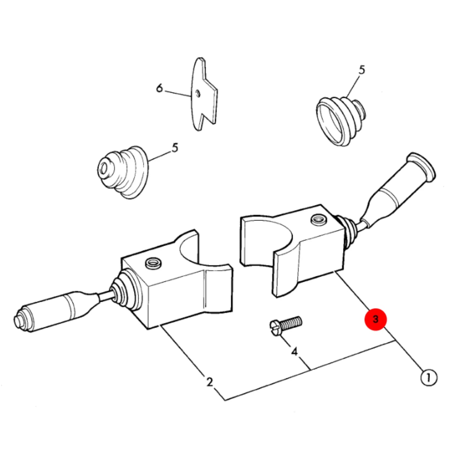 Przełącznik kierunkowskazow switch assembly 3CX 4CX – oryginalna część JCB | Interhandler Koszalin