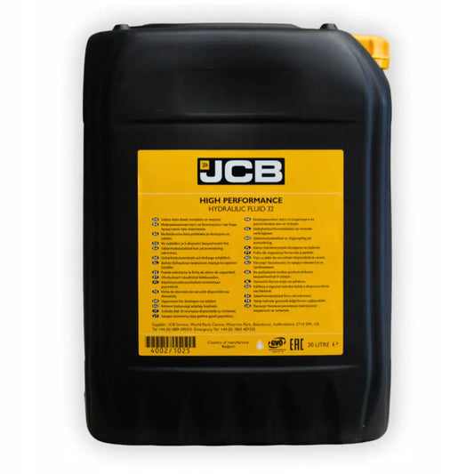 JCB Olej Hydrauliczny Hp32 - 20 L Koparka Ładowarka 3CX 4002/1025E Oryginał