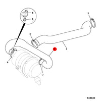 Wąż powietrza filtr turbo powietrze koparka – oryginalna część JCB | Interhandler Toruń