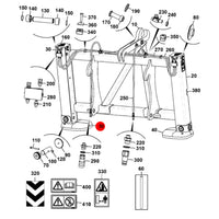 Podkładka elastyczna gumowa pod stabilizatory – oryginalna część JCB | Interhandler Warszawa